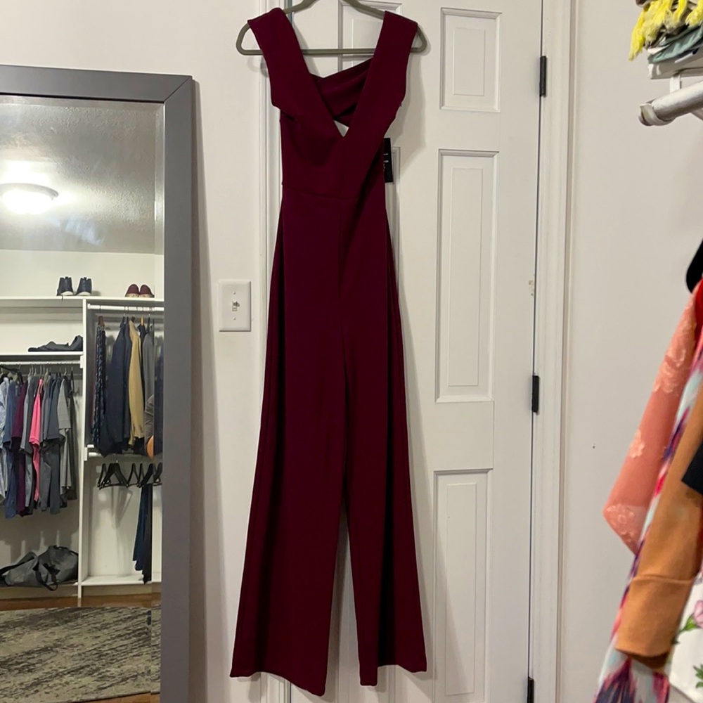 Lulu’s Thinking Out Loud Backless Jumpsuit